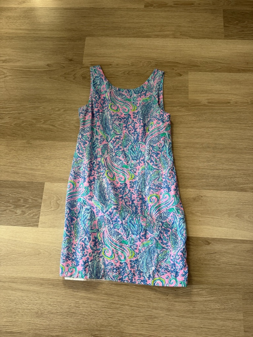 Lilly Pulitzer Pink, Blue & Green Paisley Mini Dress